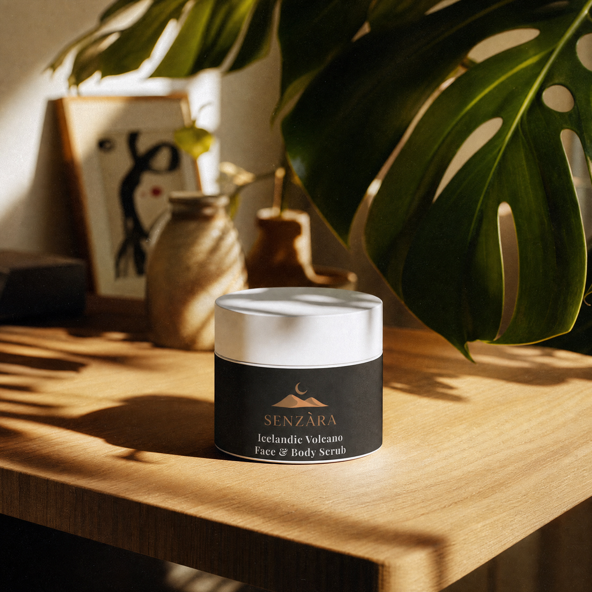IJslandse Vulkanische Scrub – Voor Gezicht & Lichaam, Verwijdert Dode Huidcellen - 170 ml