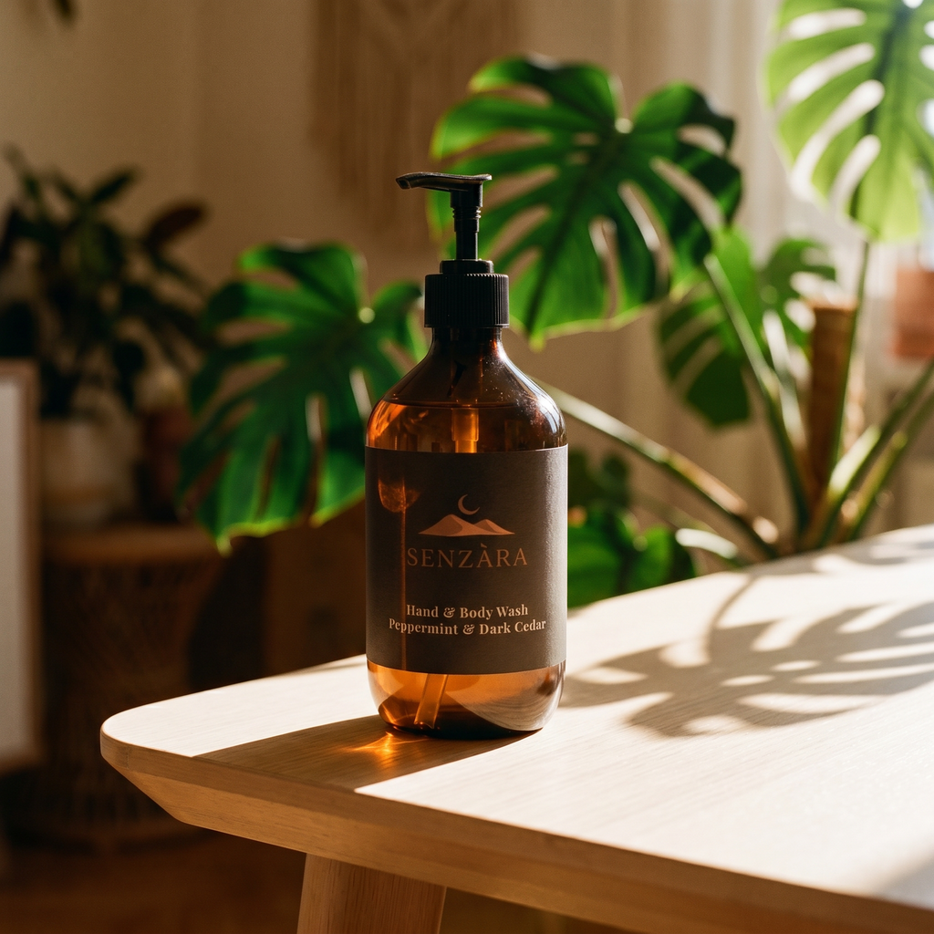 Hand & Body Wash – Munt & Cederhout ( Fris & Verkwikkend )