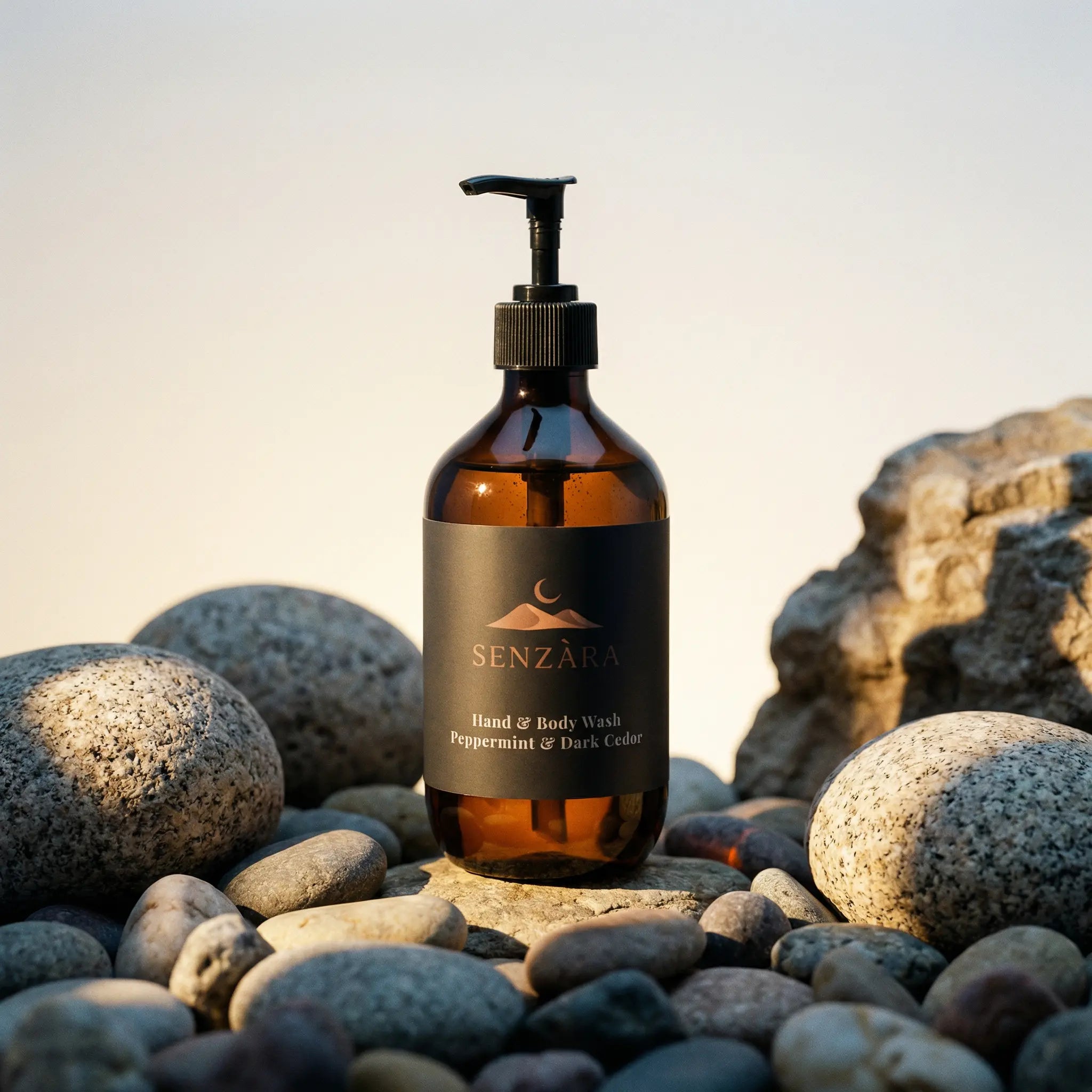 Hand & Body Wash – Hydraterend & Luxe Geur: Munt & Cederhout - 490 ml