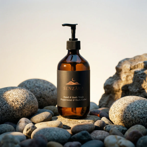 Hand & Body Wash – Hydraterend & Luxe Geur: Munt & Cederhout - 490 ml